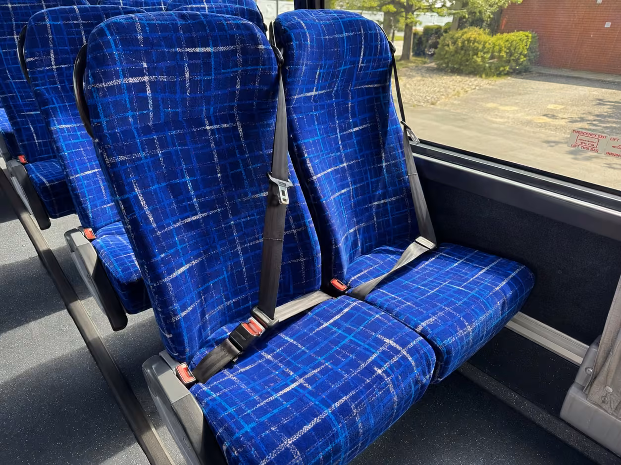 40 56 passenger charter bus interior