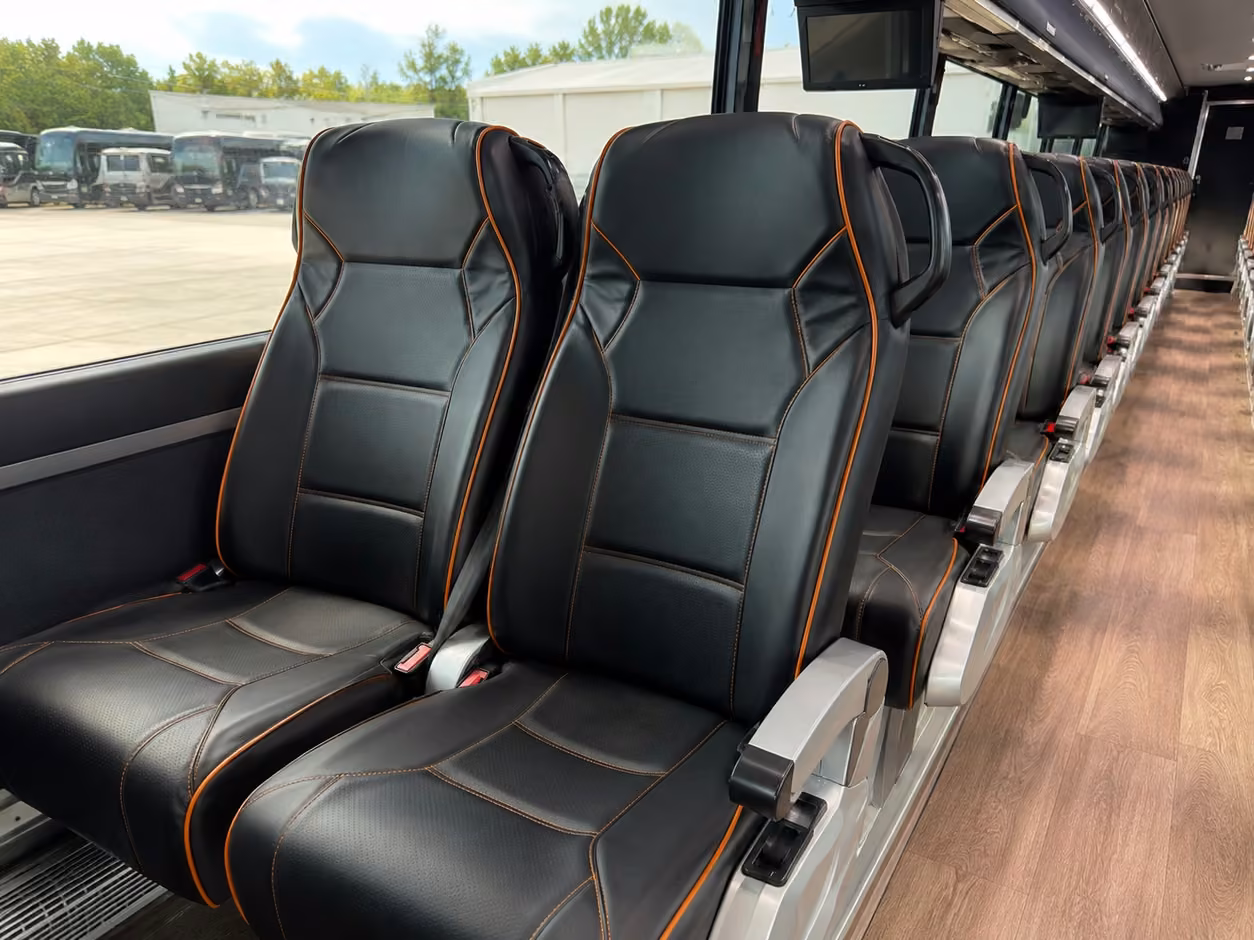 daytona beach charter bus interior